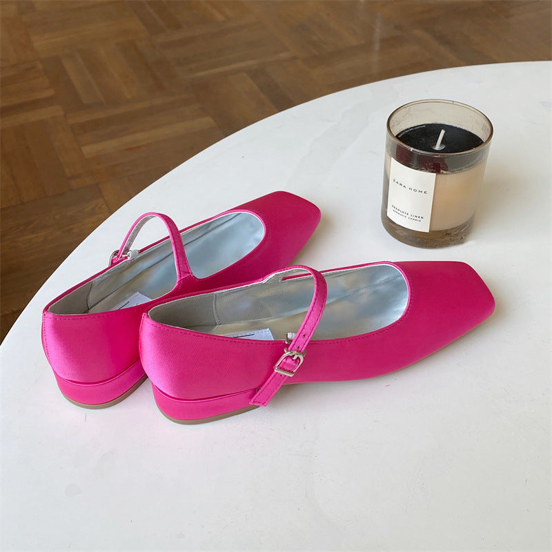 Orthopedic Balance | Transparent Strap Pointed Toe Flats