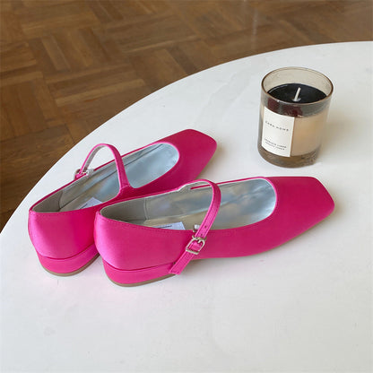 Orthopedic Balance | Transparent Strap Pointed Toe Flats