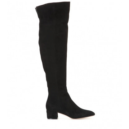 Madlenka | Suede Over-the-Knee Orthopedic Block-Heel Boots