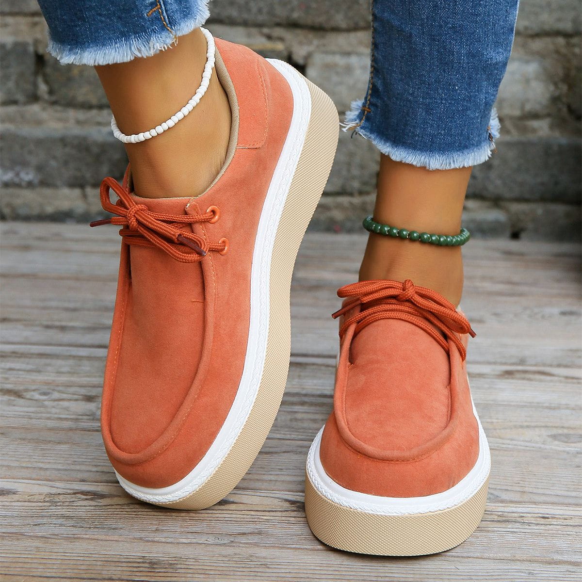 Genevieve | Women’s Orthopedic Suede Casual Platform Shoes