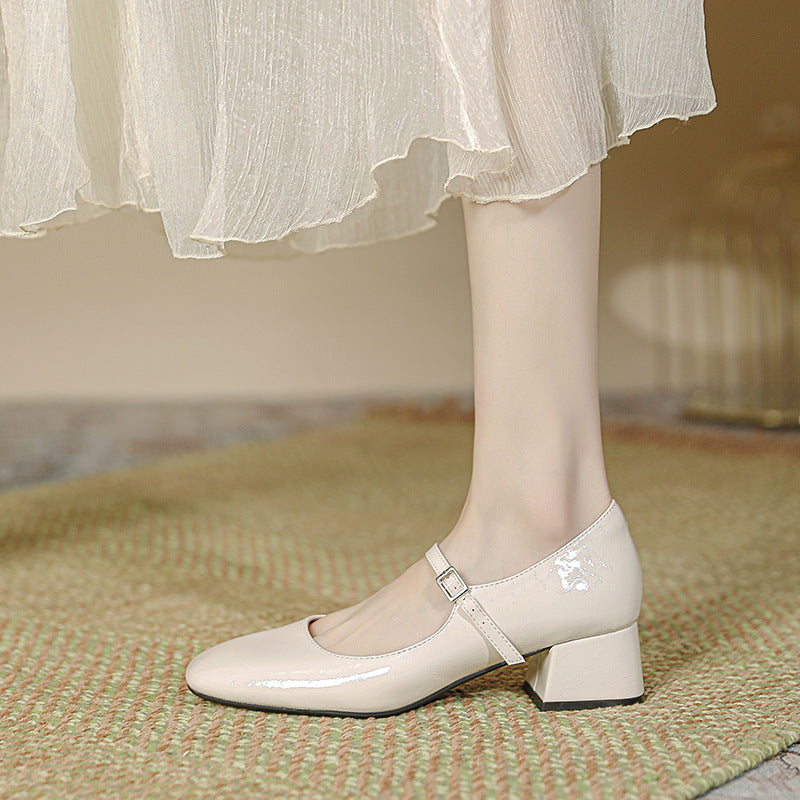 Orthopedic Balance Mary Jane Shoes - Patent Leather Comfort