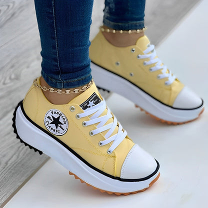 Brittany | Orthopedic Platform Sneakers – Casual Lace-Up Comfort