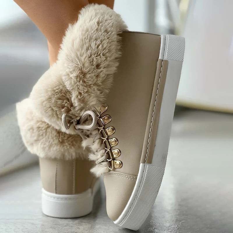 Hope | Women’s Orthopedic Winter Fur-Lined High-Top Sneakers