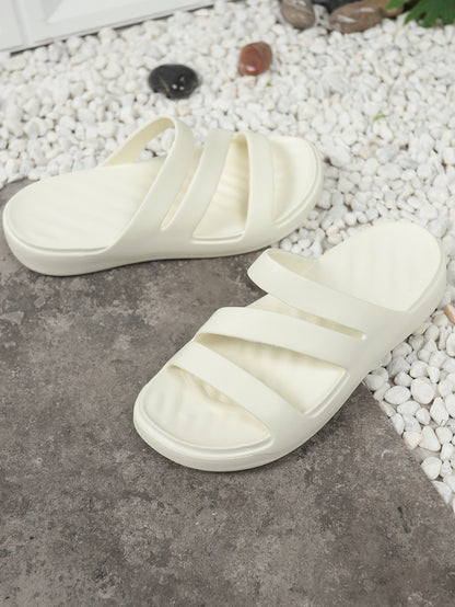 Orthopedic Balance | Soft Cushioned Cross Strap Slide Sandals