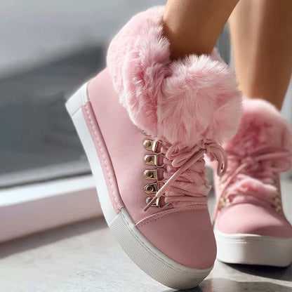Hope | Women’s Orthopedic Winter Fur-Lined High-Top Sneakers