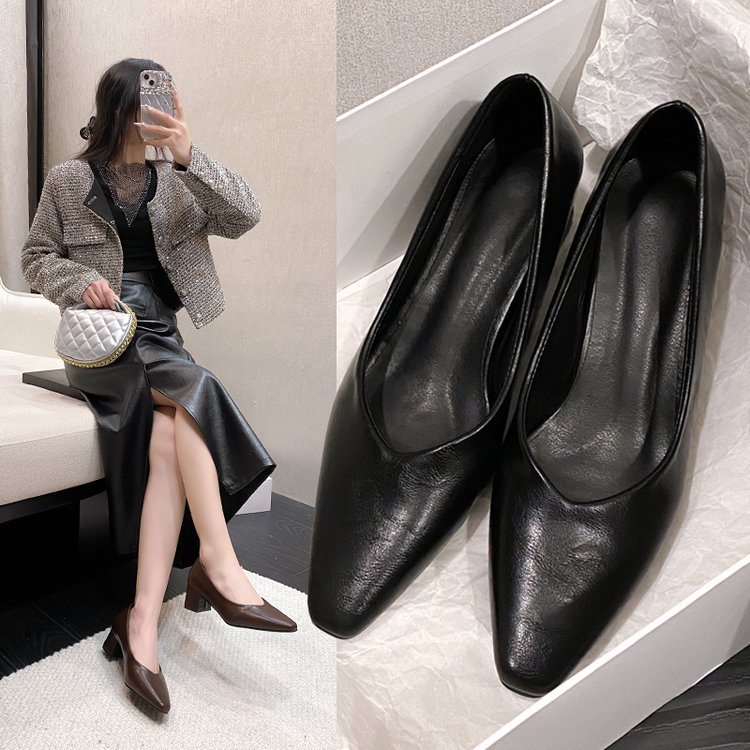 Orthopedic Balance Square Toe Mid-Heel Shoes - Comfort Fit