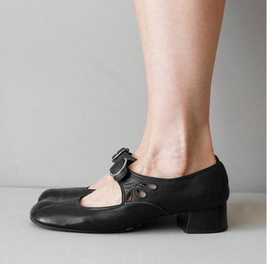 Bianca | Buckle Shallow Cut Single Shoes