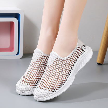Orthopedic Balance | Breathable Rhinestone Mesh Slip-On Sneakers