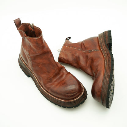 Alexander | Vintage Brown Leather Ankle Boots