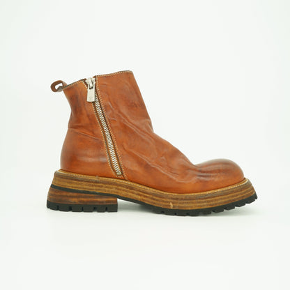 Alexander | Vintage Brown Leather Ankle Boots
