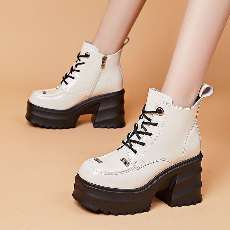 Martina |  Thick  High Heel  Ankle Boots