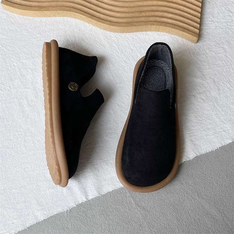 Orthopedic Balance British And Vintage Style Suede Pumps