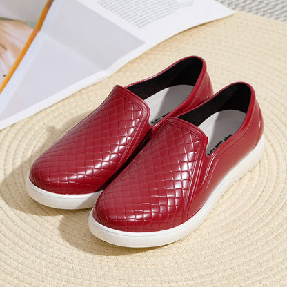 Orthopedic Balance | Perforated Leather Slip-On Comfort Shoes