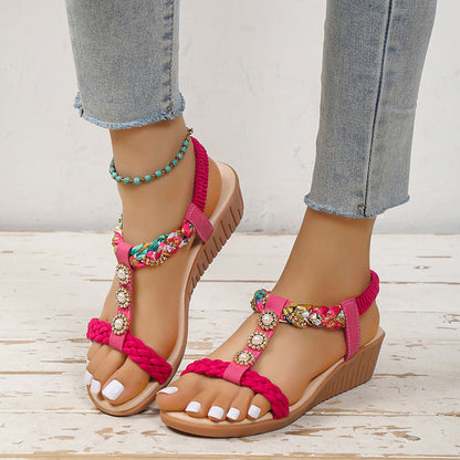 Orthopedic Balance Bohemian Braided Sandals  - Unique And Elegant