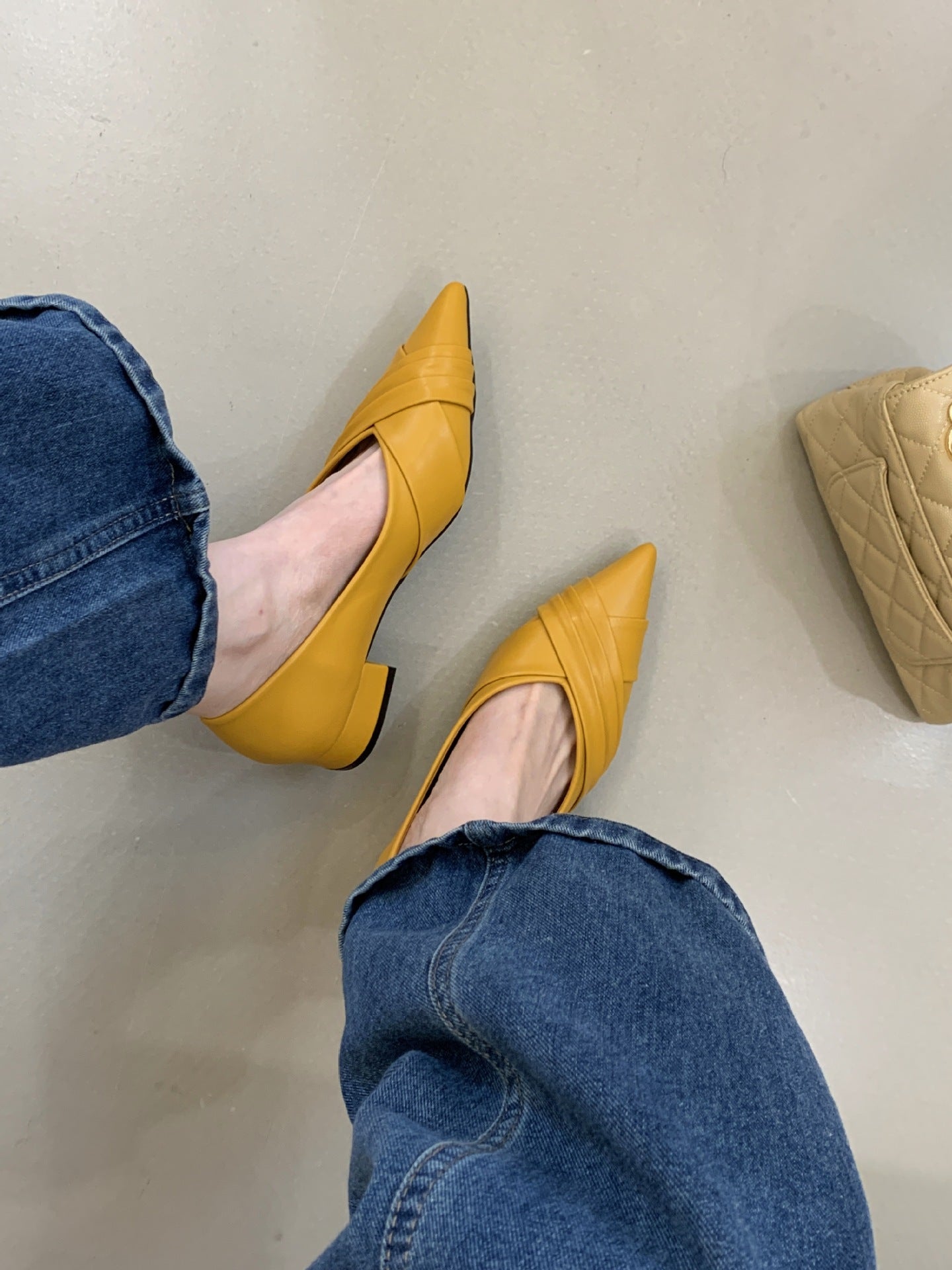 Orthopedic Balance Pointed Toe Slip-On Flat Sandals