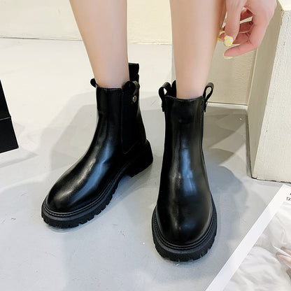 Elsa | Chunky Chelsea Ankle Boots