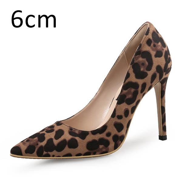 Orthopedic Balance Leopard Print Stiletto Heels - Unique Elegance