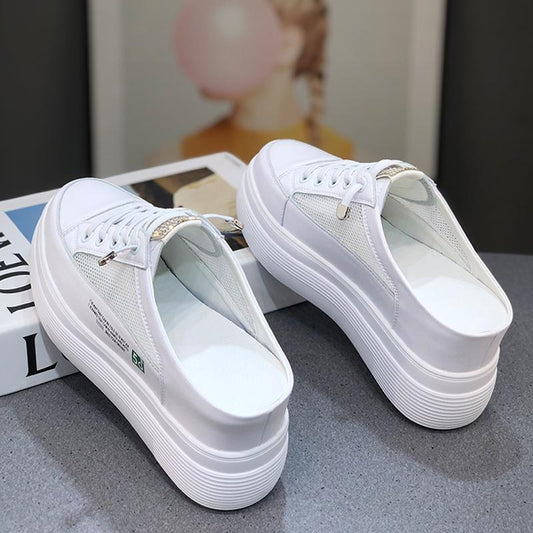 Orthopedic Balance Thick Platform Casual Lace-Up Sneakers