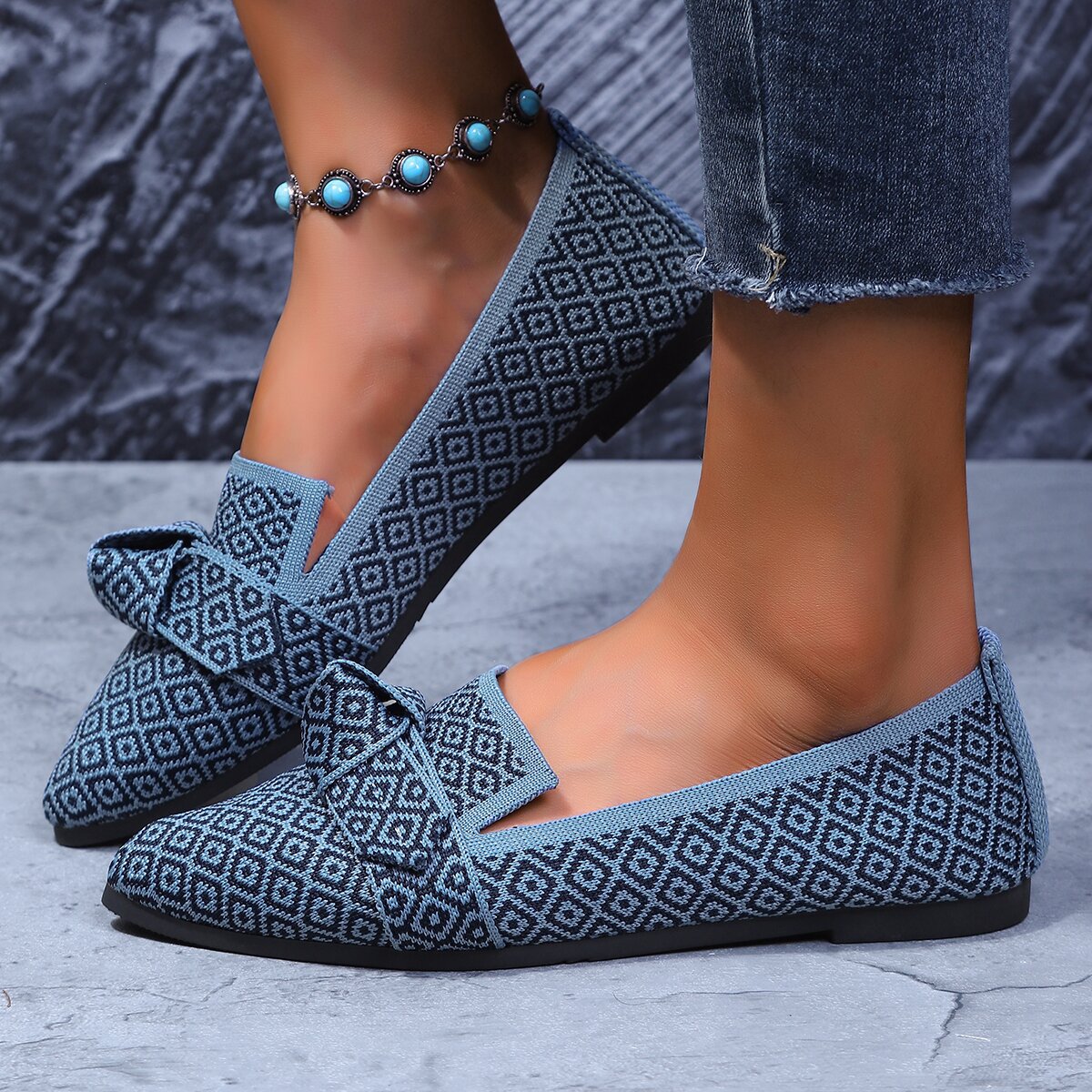 Orthopedic Balance Comfortable Non-Slip Knotted Loafers