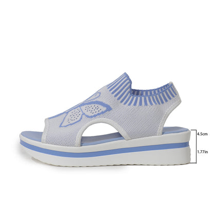 Orthopedic Balance Double Buckle Platform Comfort Slide Sandals