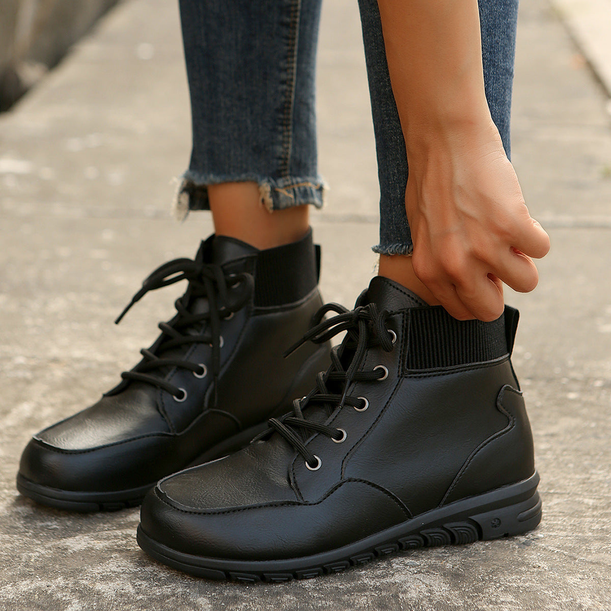 Orthopedic Balance Ankle Boots - Non-Slip Flat Comfort