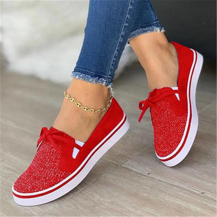 Orthopedic Balance Flat Canvas Sneakers - Unique Elegance And Comfort