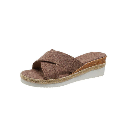 Orthopedic Balance Hemp Wedge Sandals - Summer Uniqueness