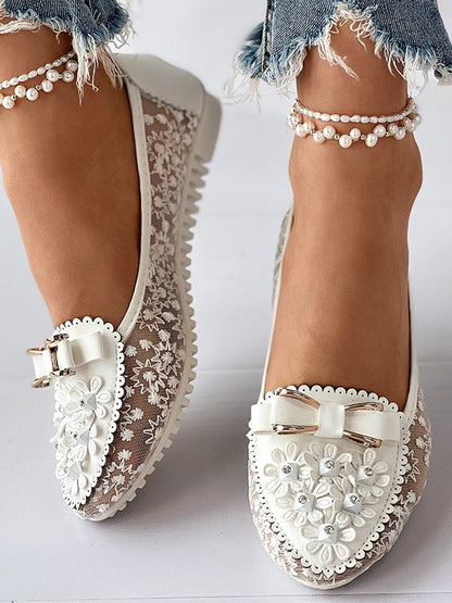 Elora | Women’s Floral Bowknot Orthopedic Loafers