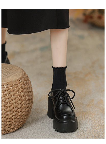 Orthopedic Balance Loafers - Chunky Sole, Thick Heel