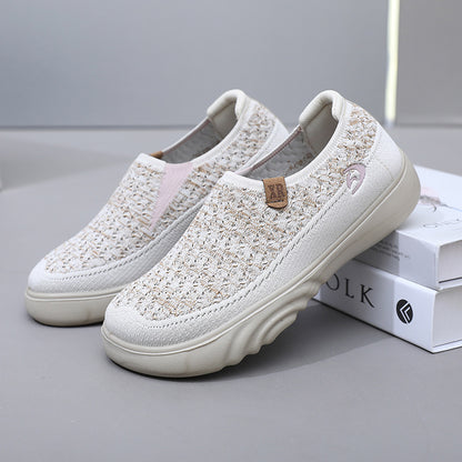 Orthopedic Cushion Slip-On Shoes – Lightweight Breathable Comfort Walking Sneakers