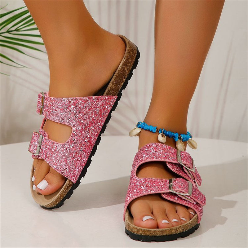 Orthopedic Balance Double Buckle Sandals - Summer Shine And Comfort