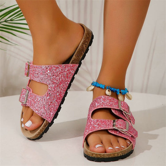Orthopedic Balance Double Buckle Sandals - Summer Shine And Comfort