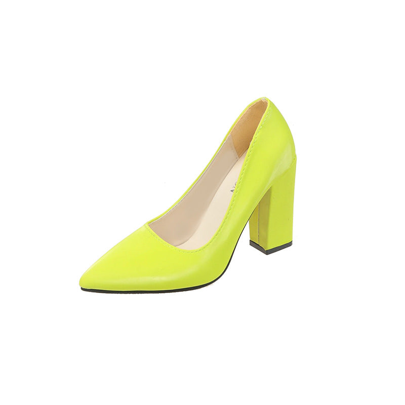 Orthopedic Balance Bold Block Heel Pumps – Elegant Comfort Statement Heels