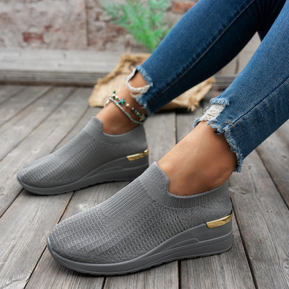 Orthopedic Balance Unique And Comfortable Casual Shoes In Flyknit Mesh
