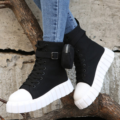 Orthopedic Balance High-Top Canvas Shoes - Breathable Comfort