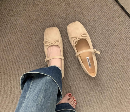 Orthopedic Balance | Square Toe Mary Jane Mule Flats