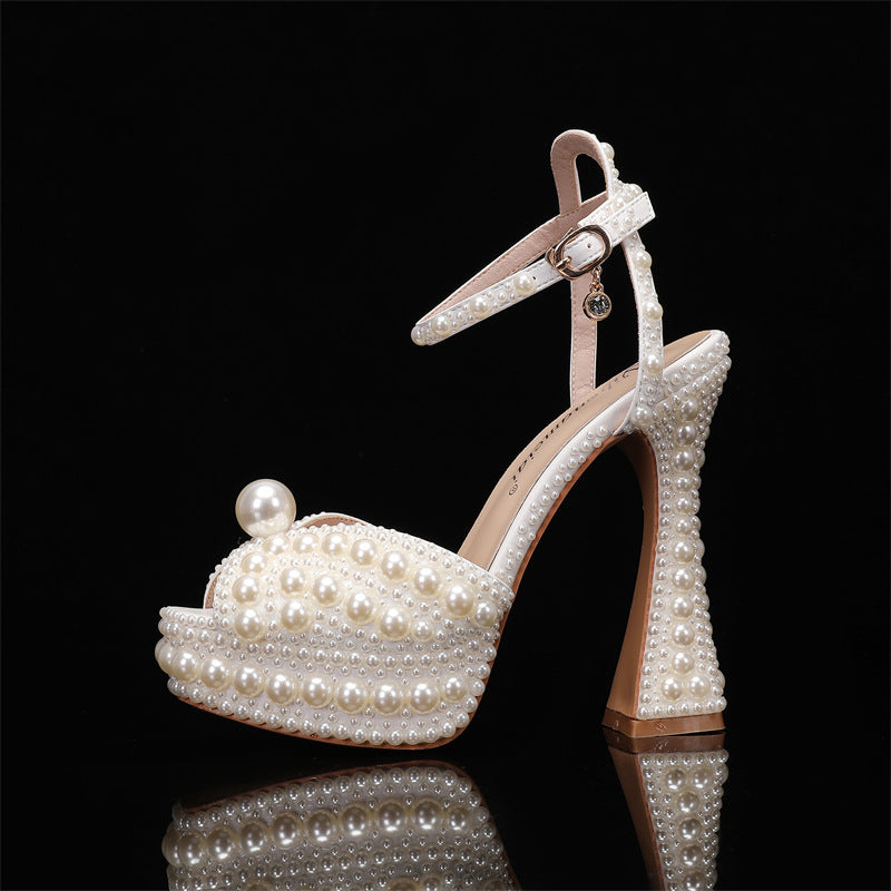 Orthopedic Balance Pu High Heel Shoes - Unique Elegance