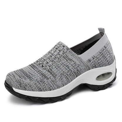 Orthopedic Balance Women’s Air Cushion Slip-On Sneakers – Lightweight Support Walking Shoes