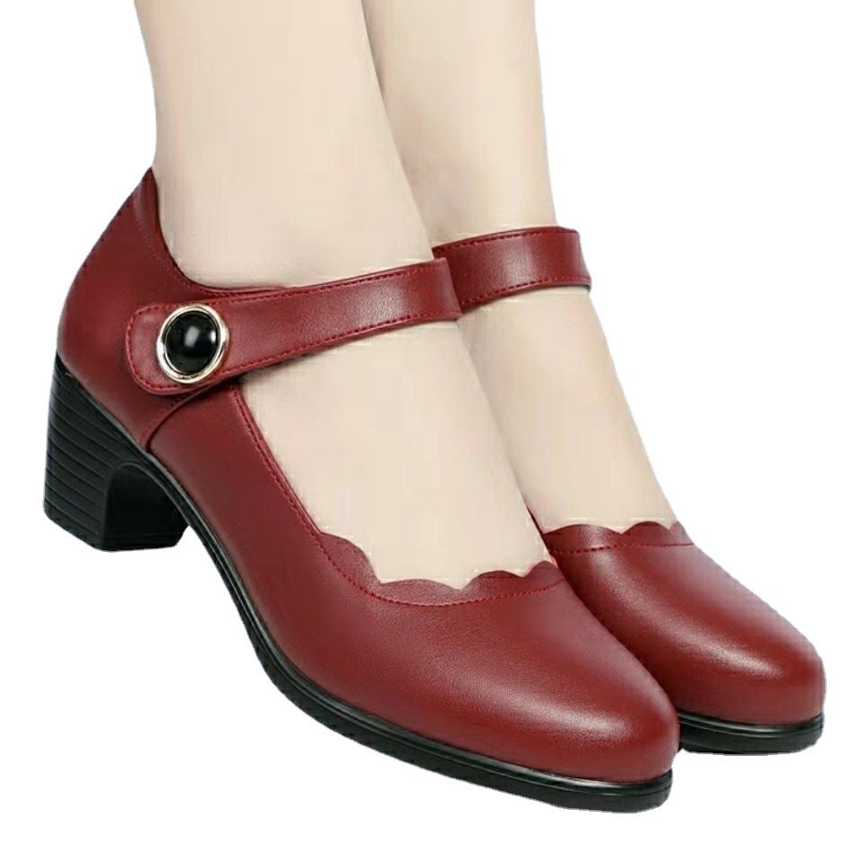 Orthopedic Balance Soft Leather Open-Toe Shoes - Unique Elegance