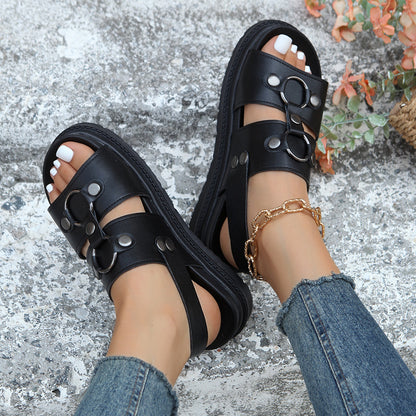 Orthopedic Balance Double-Buckle Comfort Sandals