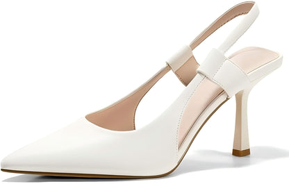 Lisa | pointed-toe slingback heels