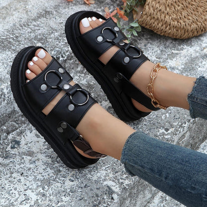 Orthopedic Balance Double-Buckle Comfort Sandals