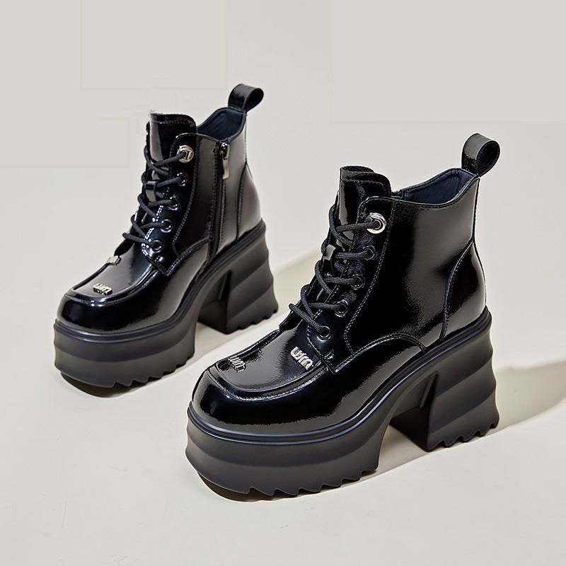 Martina |  Thick  High Heel  Ankle Boots