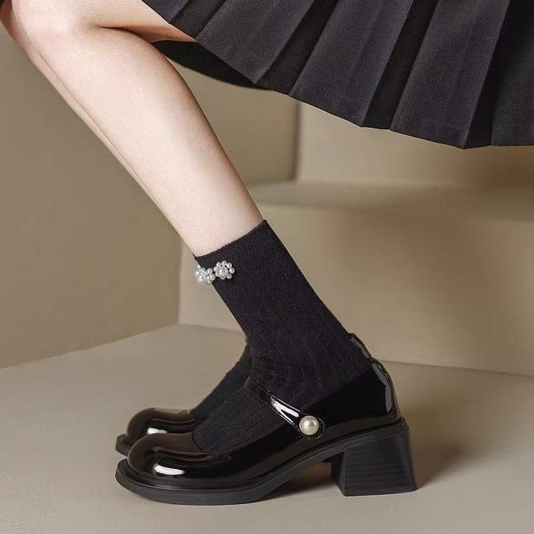 Orthopedic Balance Mary Jane Leather Shoes - Vintage Comfort