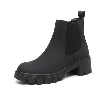 Sandy | Women's Thick Bottom Suede Dr Martens Boots