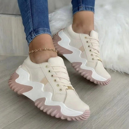 Marian | Thick Soled Serrated Sneakers
