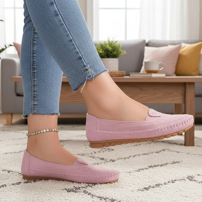 Orthopedic Balance Comfort Stitch Slip-On Loafers – Lightweight Everyday Walking Shoes