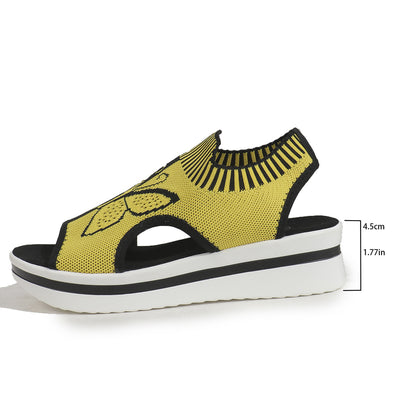 Orthopedic Balance Double Buckle Platform Comfort Slide Sandals