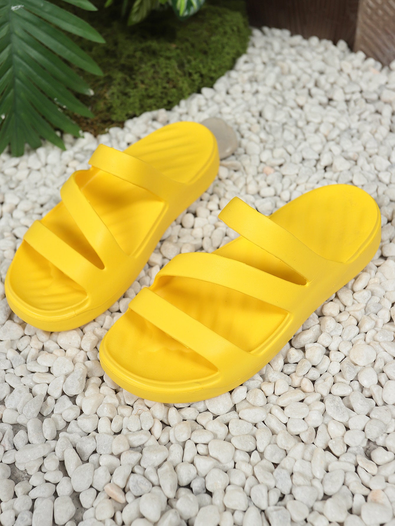 Orthopedic Balance | Soft Cushioned Cross Strap Slide Sandals