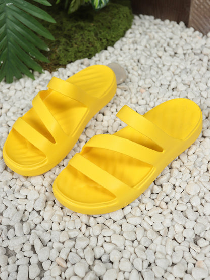 Orthopedic Balance | Soft Cushioned Cross Strap Slide Sandals